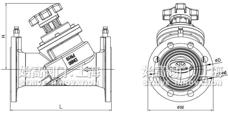 靜態(tài)平衡閥尺寸