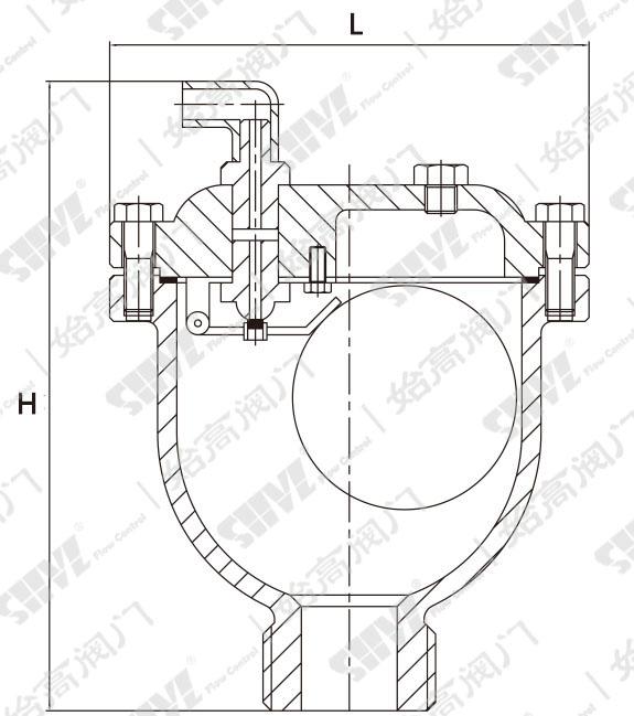 法蘭微量排氣閥結(jié)構(gòu)圖