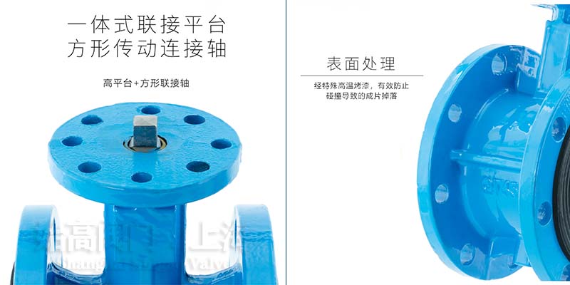 氣動法蘭軟密封蝶閥細節(jié)圖1