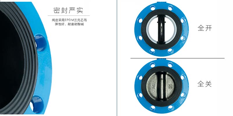 氣動法蘭軟密封蝶閥細節(jié)圖2