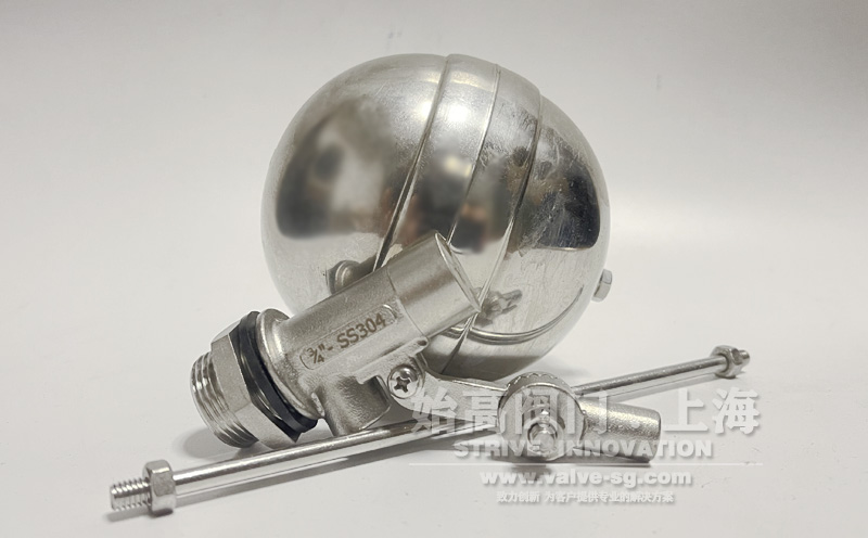 SUS304不銹鋼直角浮球閥實拍