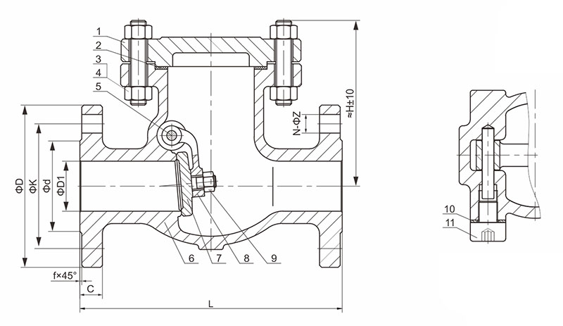 10K�՘�(bi��o)����ʽֹ���y���γߴ�