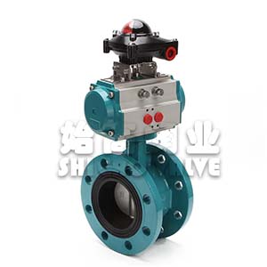 氣動法蘭軟密封蝶閥圖3