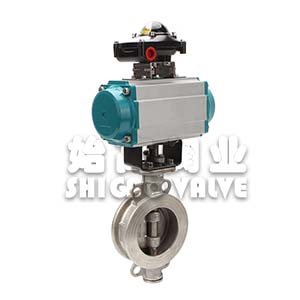 氣動(dòng)對(duì)夾三偏心蝶閥圖4