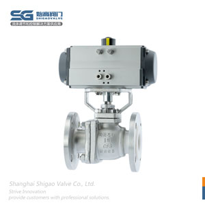 氣動(dòng)304不銹鋼襯氟球閥