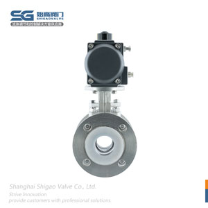 304不銹鋼氣動(dòng)襯氟球閥