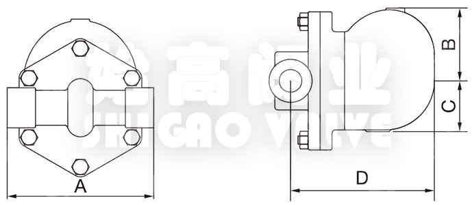 FT14���y���ܗU����ʽ��ˮ�y�ߴ�D