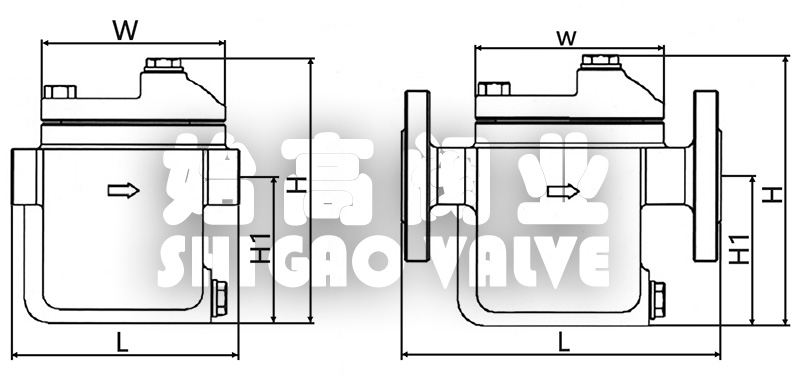 ��θ���ʽ����Ͱʽ��ˮ�y�ߴ�D