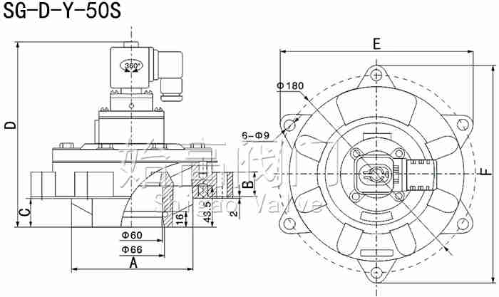 SG-D-Y-50S�������͛]ʽ�}�_�y�ߴ�