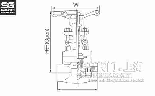 1500LB螺栓閥蓋鍛鋼閘閥尺寸 1500LB螺栓閥蓋鍛鋼閘閥尺寸