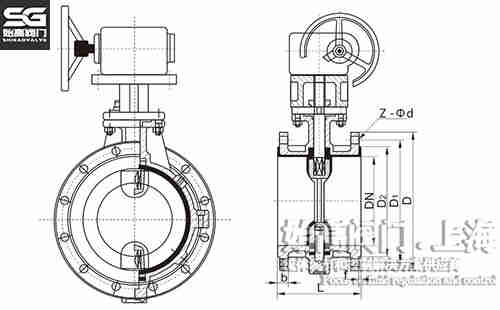 法蘭襯氟蝶閥尺寸 法蘭襯氟蝶閥尺寸